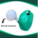 Regador Plástico 5,5L com Chuveirinho – Jardim, Horta, Plantas, Verde ou Azul Econômico