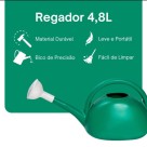 REGADOR PLASTICO CHUVEIRINHO DE 4,8L 