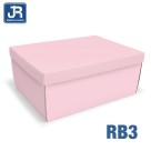Caixa Cartonada Retangulares 33 x 24 x 14 cm Rosa Bebe Papelão Rígido