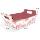Cesta Bandeja Floral Com Alça 23X16X7CM