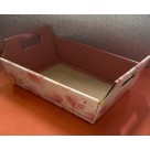 Cesta Bandeja Floral Com Alça 23X16X7CM