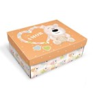 Caixa De Presente Infantil Ursinho Com Amor 23x16x9cm