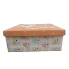 Caixa De Presente Infantil Ursinho Com Amor 23x16x9cm