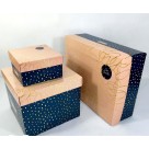 Caixa de Presente Retangular 35x23x9cm Estampada Grace 
