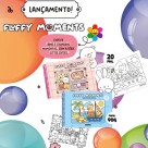 Momentos fofos – Livro de colorir Fluffy Moments Capa Maleavel