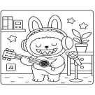Livro de Colorir Lapupu para Colorir Presente Desenho Criativo