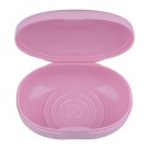 Porta Sabonete De Barra Saboneteira Plástica Atoxica Soft Quartz Rosa