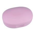 Porta Sabonete De Barra Saboneteira Plástica Atoxica Soft Quartz Rosa
