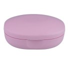 Porta Sabonete De Barra Saboneteira Plástica Atoxica Soft Quartz Rosa