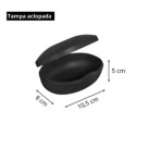 Porta Sabonete De Barra Saboneteira Plástica Atoxica Soft Preto