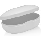 Porta Sabonete De Barra Saboneteira Plástica Atoxica Soft Branco