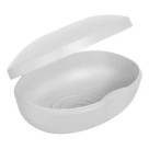 Porta Sabonete De Barra Saboneteira Plástica Atoxica Soft Branco