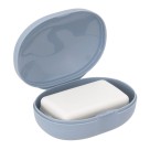 Porta Sabonete De Barra Saboneteira Plástica Atoxica Soft Azul Glacial
