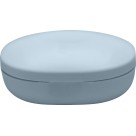 Porta Sabonete De Barra Saboneteira Plástica Atoxica Soft Azul Glacial