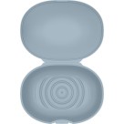 Porta Sabonete De Barra Saboneteira Plástica Atoxica Soft Azul Glacial