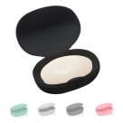 Porta Sabonete De Barra Saboneteira Plástica Atoxica Soft Prata