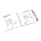 Livro De Aquarela Pop - A Arca De Noé Livro para Colorir Educativo