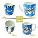 Caneca de Porcelana Urban 300ml Bandeira do Grêmio | Brasfoot Presentes