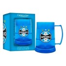 Caneca Gel 300ml  Grêmio Para Bebida com Caixa Presenteavel