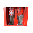 Kit 2 Copo Cerveja Chopp Munich Presente Futebol Times 200ml Internacional