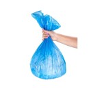 Rolo Saco de Lixo Plastico Cor Azul Capacidade 15 Litros com 20 unidades