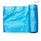 Rolo Saco de Lixo Plastico Cor Azul Capacidade 15 Litros com 20 unidades