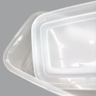 Caixa Quadrada com Tampa Hermetica Transparente com Capacidade para 6L