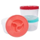 Pote De Plástico Com Tampa Rosqueável 1800ml - Cores Sortidas