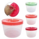 Pote De Plástico Com Tampa Rosqueável 1800ml - Cores Sortidas