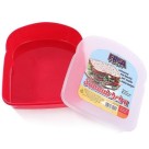 Porta Sanduiche Sanduicheira de Plastico Pratica e Compacta para o Dia a Dia