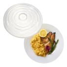 Tampa Para Microondas Protetora de Alimentos 21,7 cm Pode Ser Usado Com Prato de Comida Incolor 