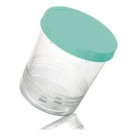 Pote Mantimento Redondo Tampa Com Rosca Avulso 500 Ml