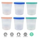 Pote Mantimento Redondo Tampa Com Rosca Avulso 500 Ml