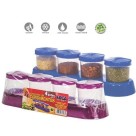 Conjunto Condimentos Com 4 Peças 100 Ml Colorido