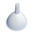 Funil de Plastico Grande 12,5cmx12cm Branco Utensilio Domestico Cozinha