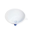 Funil de Plastico Grande 12,5cmx12cm Branco Utensilio Domestico Cozinha