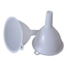 Funil de Plastico Grande 7,5x8cm Branco Utensilio Domestico Cozinha