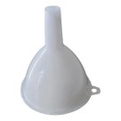 Funil de Plastico Grande 7,5x8cm Branco Utensilio Domestico Cozinha