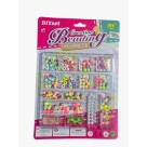 Kit Miçangas Infantil Brinquedo para Pulseira Colar colorido + Silicone