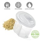 Pote Farinheiro Açucareiro 700ml Tampa C/ Dosador Mantimento