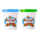 Conjunto Massinha Kit Com 6 Potinhos Sortidos Diver Massa Colorido