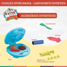 Massa Massinha Modelar Com 5 Acessórios Lanchonete Divertida