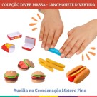 Massa Massinha Modelar Com 5 Acessórios Lanchonete Divertida