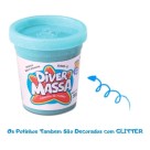 Massinhas De Modelar Diver Massa Glitter Kit 4 unidades