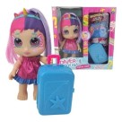 Boneca Diver Surprise Vamos Viajar Roxo E Rosa + Acessórios 
