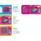 Brinquedo My Little Collection Microondas Infantil Rosa Menina