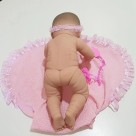 Boneca Bebe Newborn Faz Xixi Com Mamadeira Chupeta E Fralda