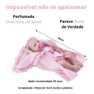 Boneca Bebe Newborn Faz Xixi Com Mamadeira Chupeta E Fralda