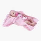 Boneca Bebe Newborn Faz Xixi Com Mamadeira Chupeta E Fralda
