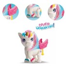 Brinquedo Diver Surprise Unicornio 100% Vinil Grande 25cm